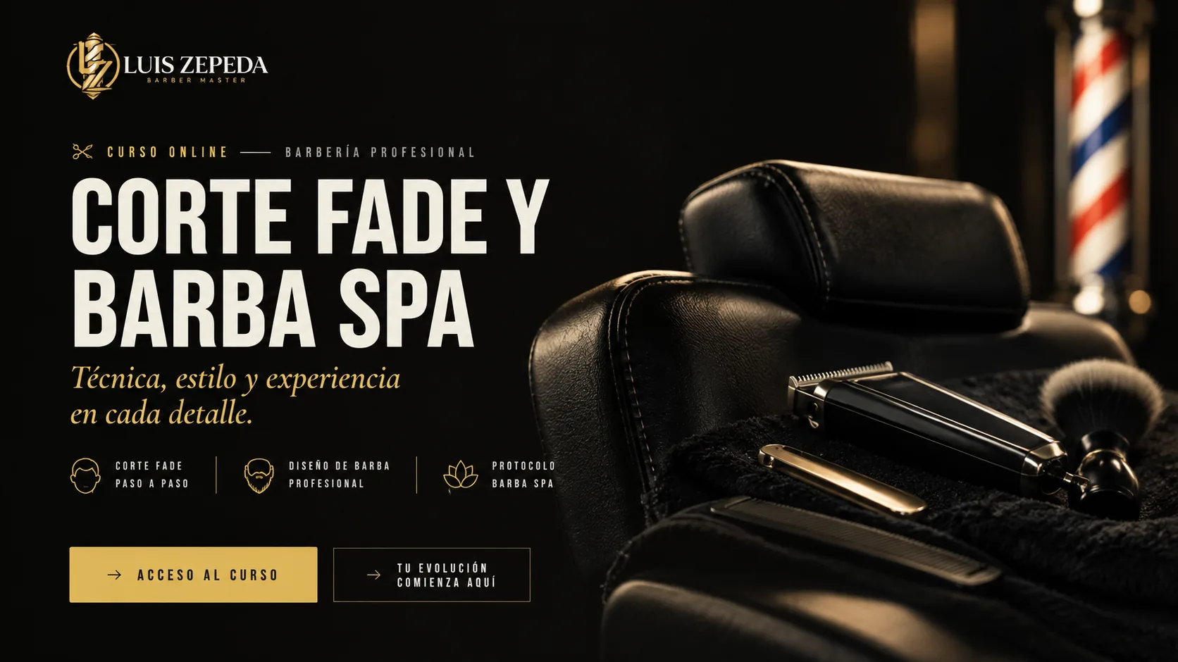 Corte Fade y Barba Spa
